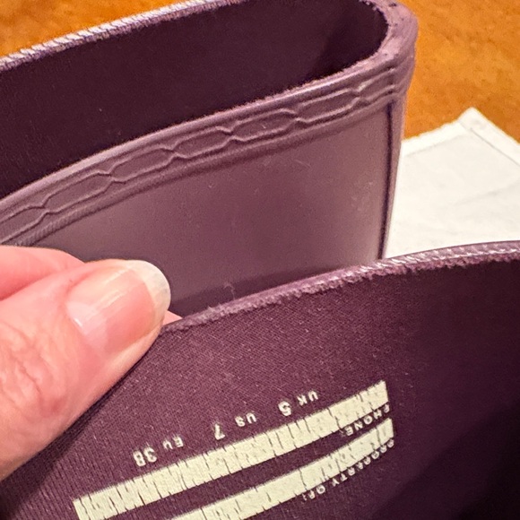 Hunter Women's Winter & Rain Boots - Dark Purple - Picture 3 of 9